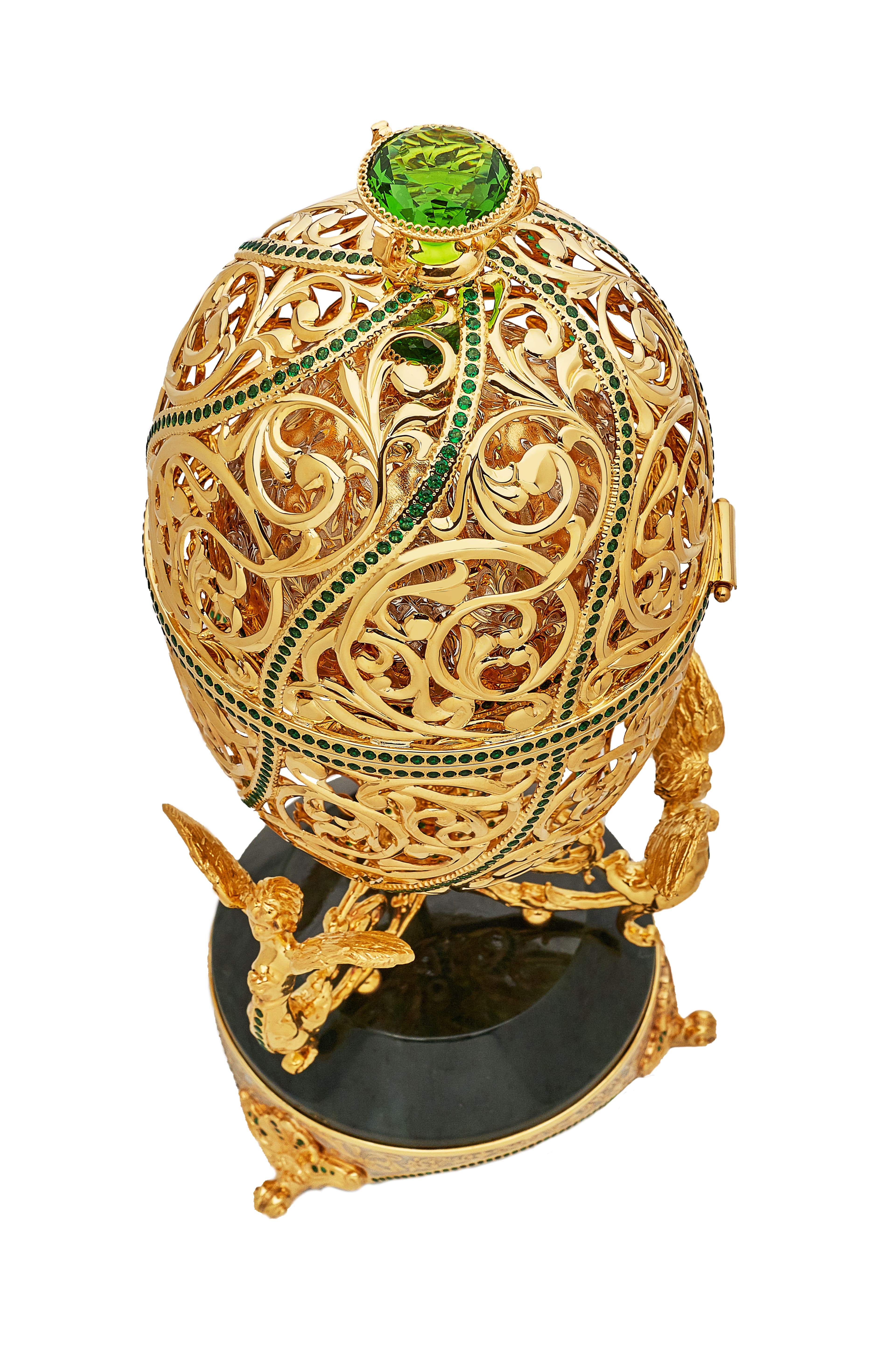 Шкатулка-яйцо "Ангелы"