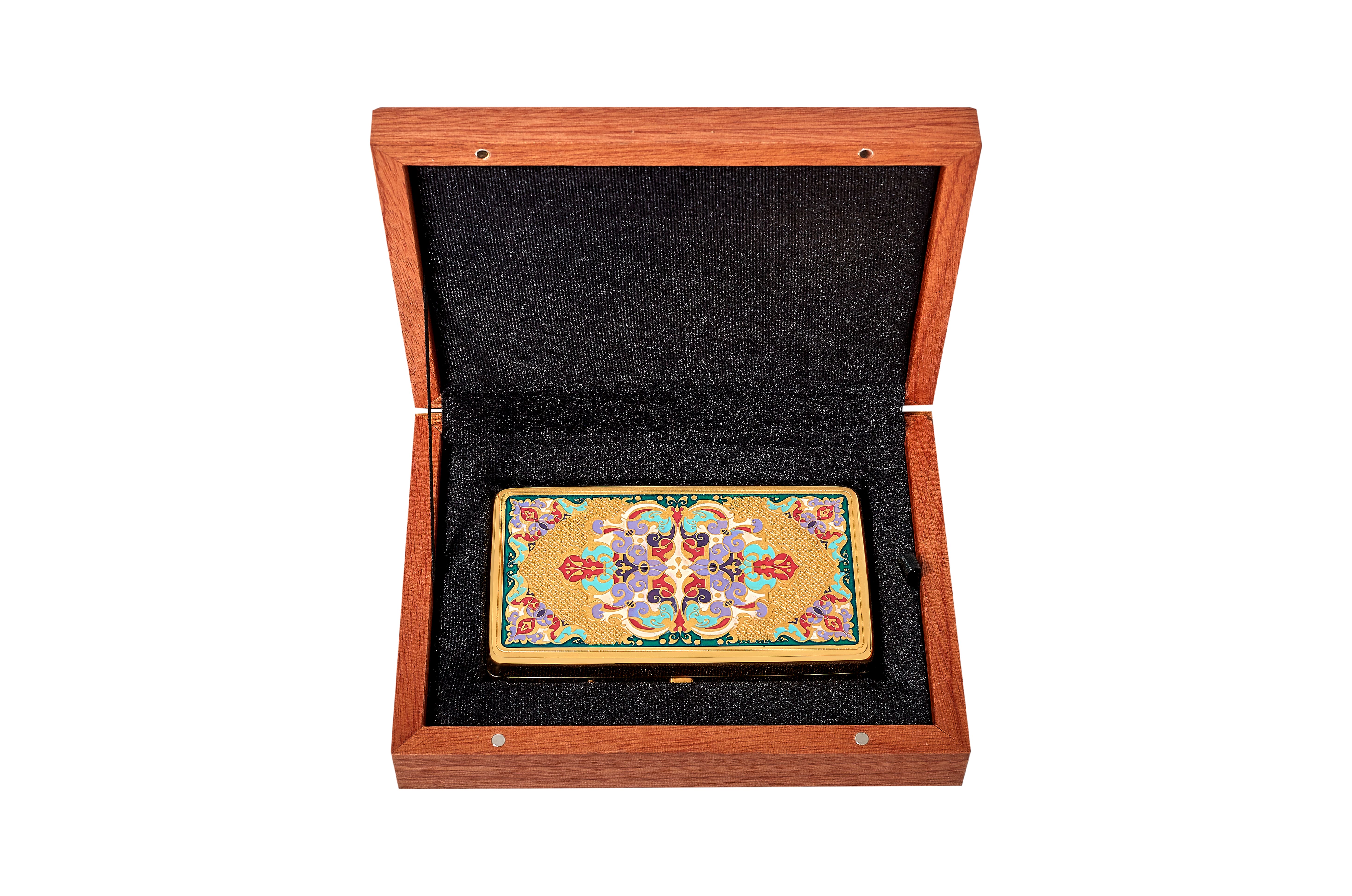 Портсигар "Симфония цвета и золота"