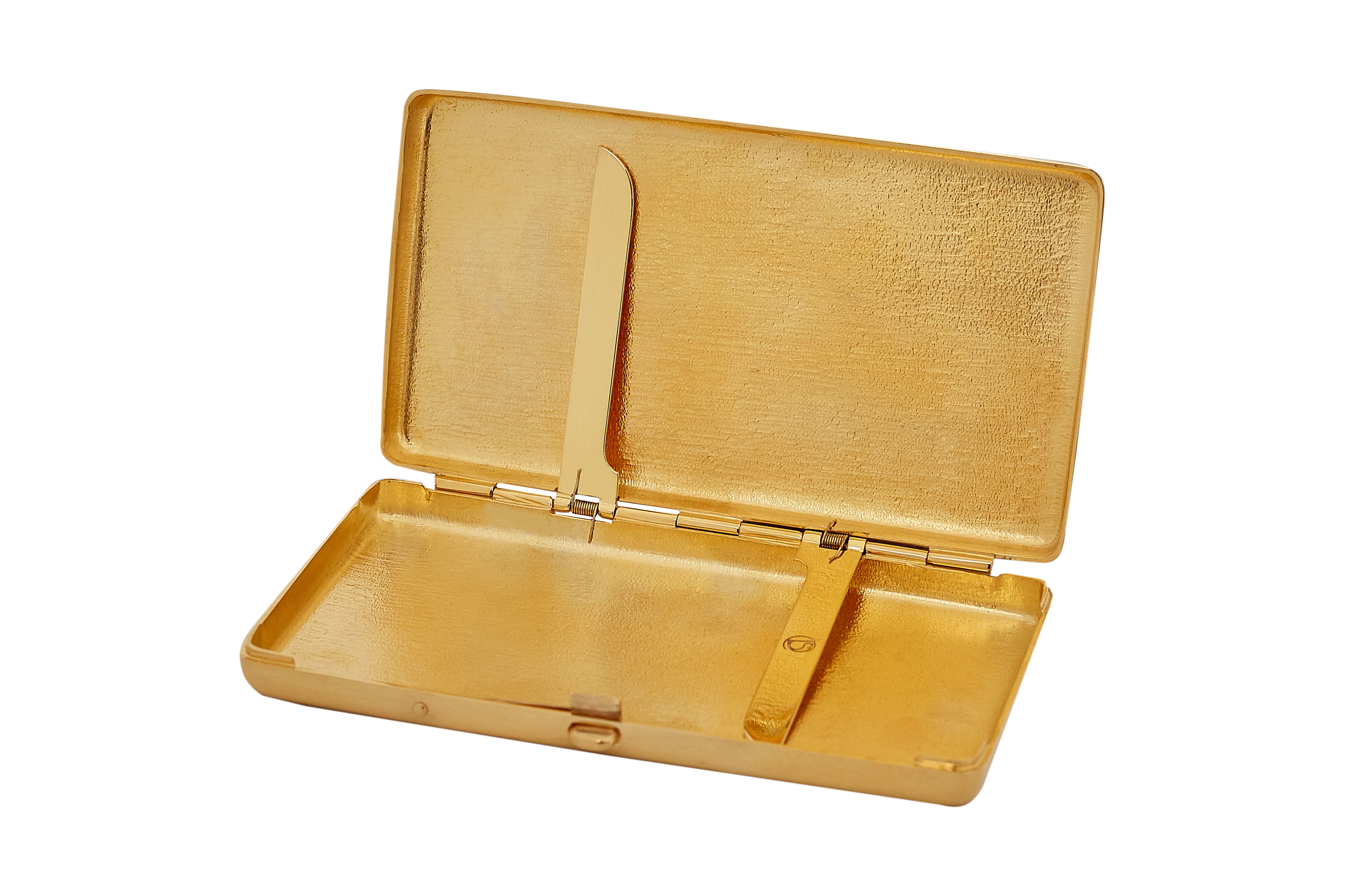 Портсигар "Симфония цвета и золота"