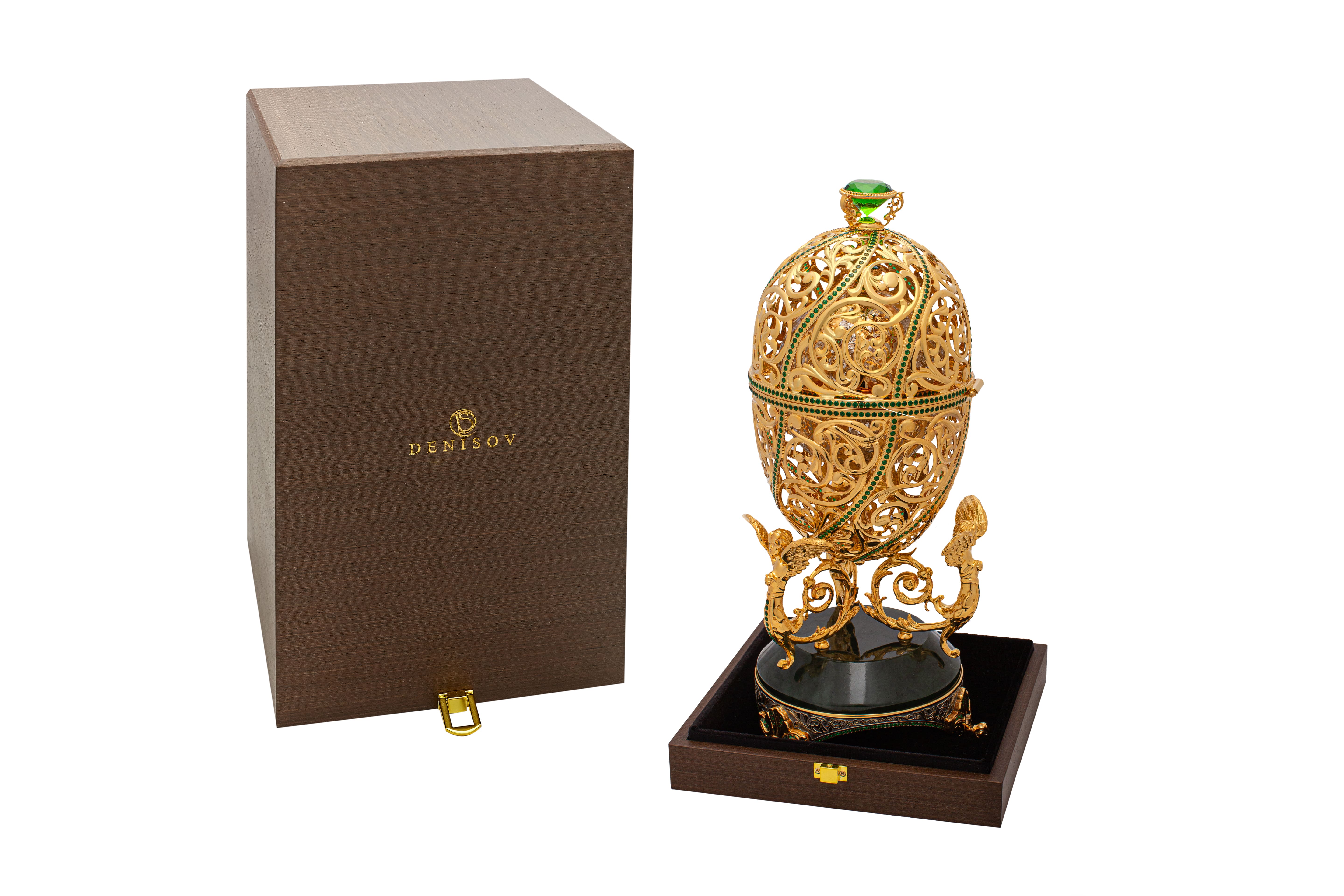 Шкатулка-яйцо "Ангелы"