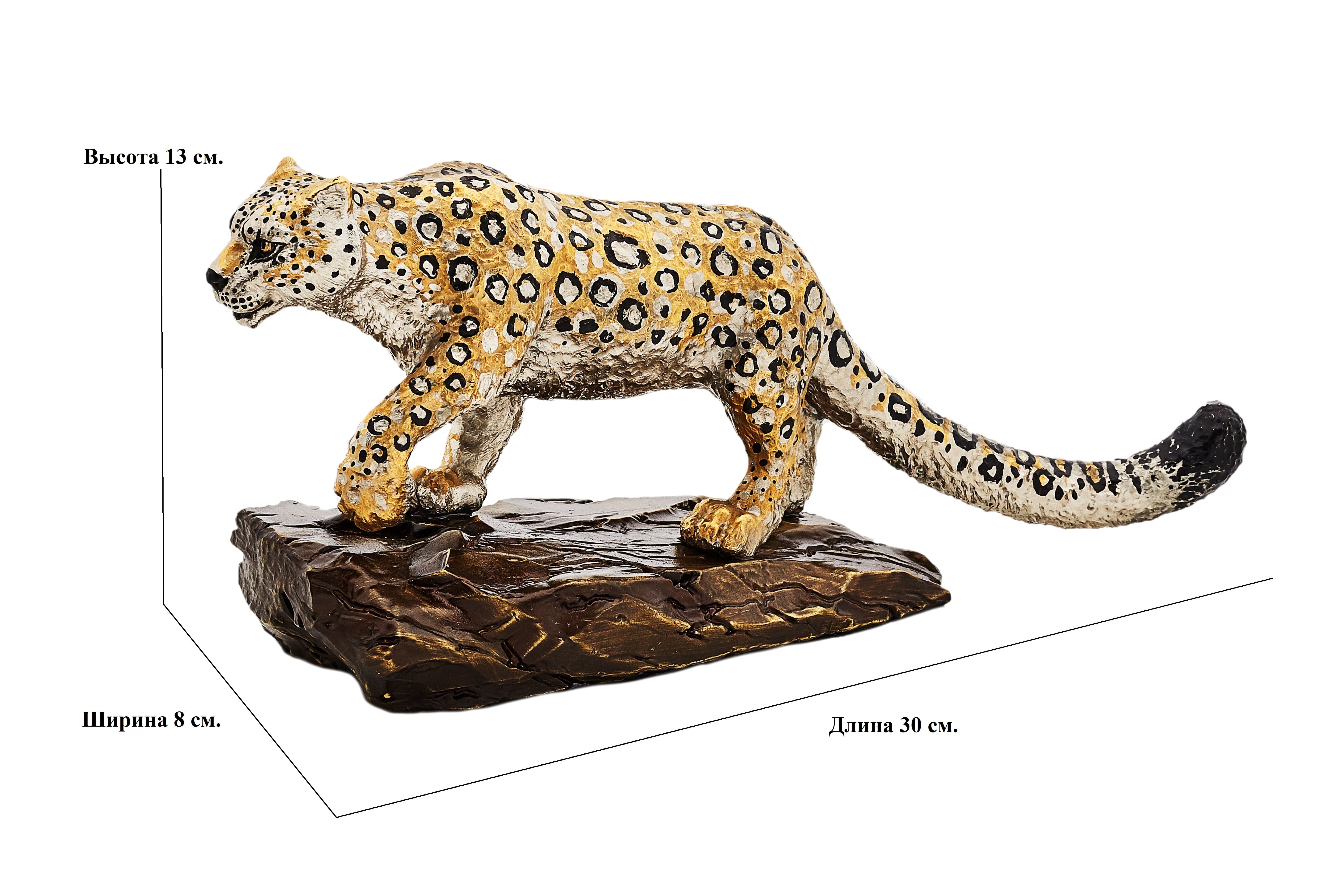 Скульптура " Снежный барс" средний