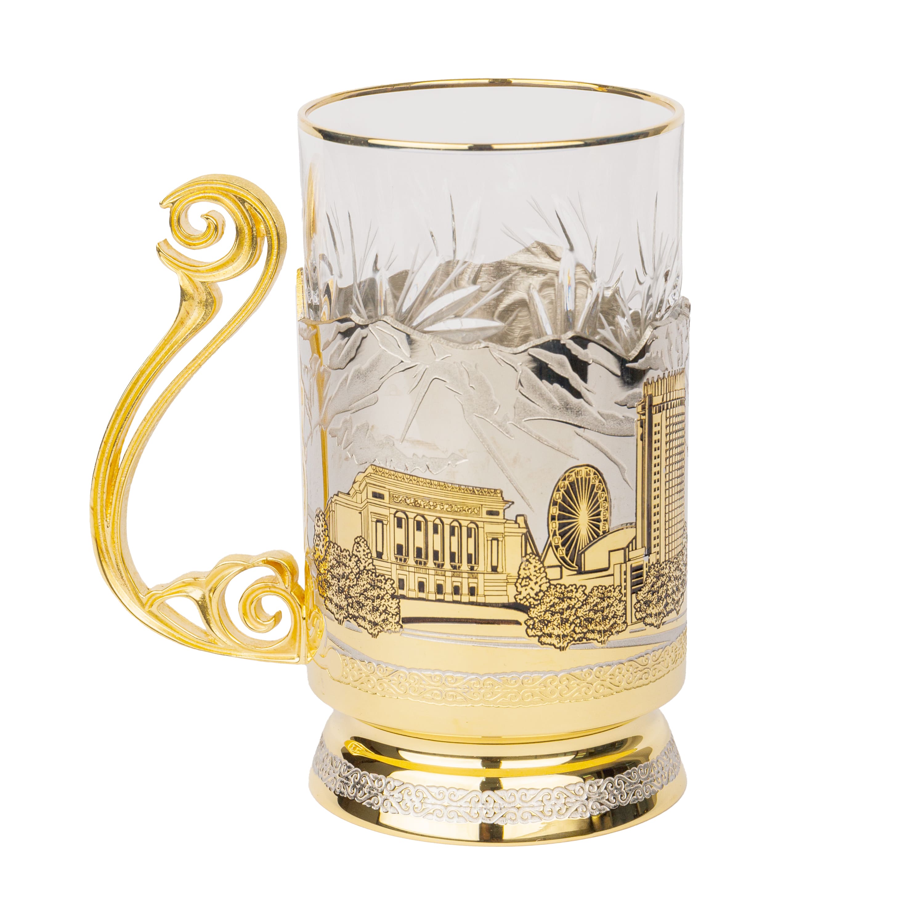 Подстаканник «Достопримечательности Алматы»