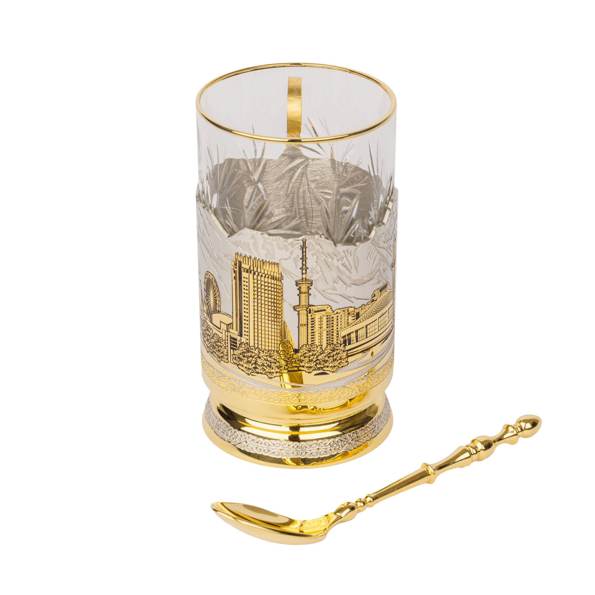 Подстаканник «Достопримечательности Алматы»